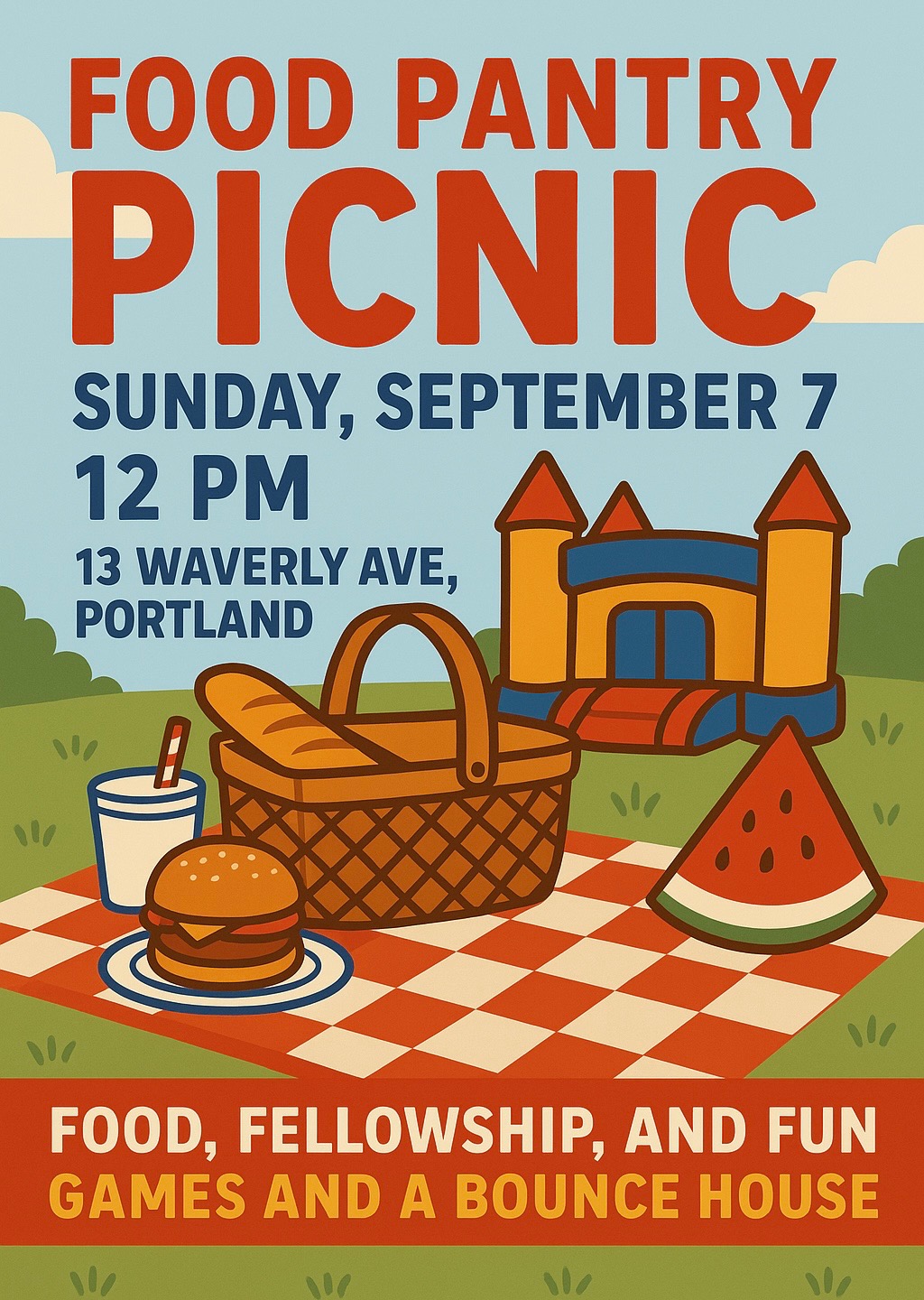 Food Pantry Picnic on September 6